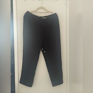 Black Satin Zara Slacks